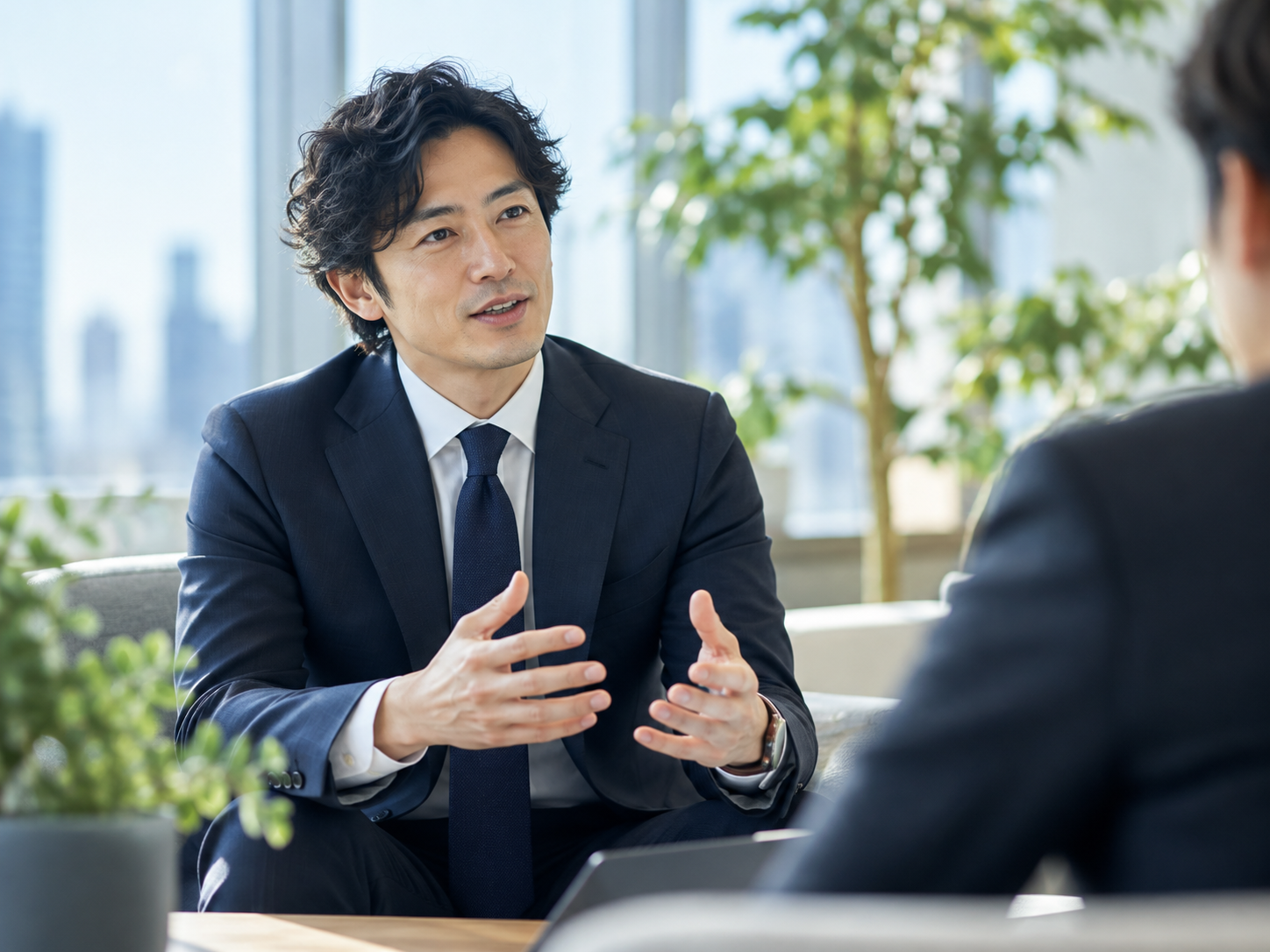 対話する経営者